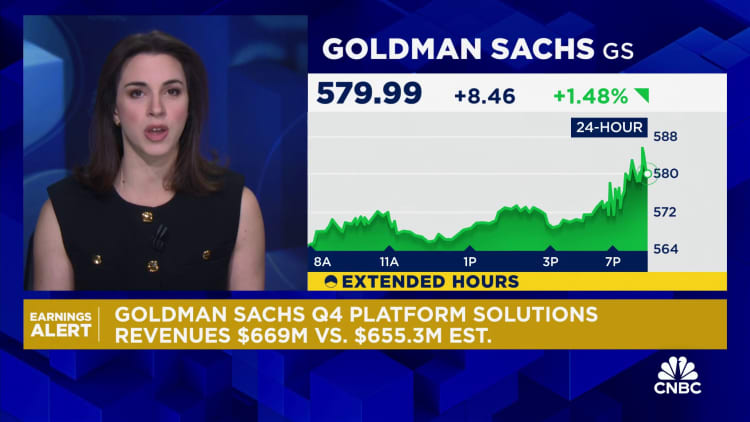 Goldman Sachs melampaui perkiraan karena hasil perdagangan yang kuat