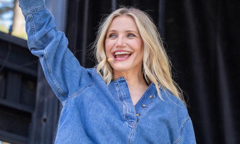 Cameron Diaz di Festival Musik BottleRock 2024