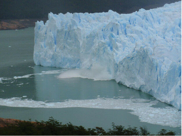 Gletser yang hancur di Patagonia selatan. Foto milik Henning Åkesson.