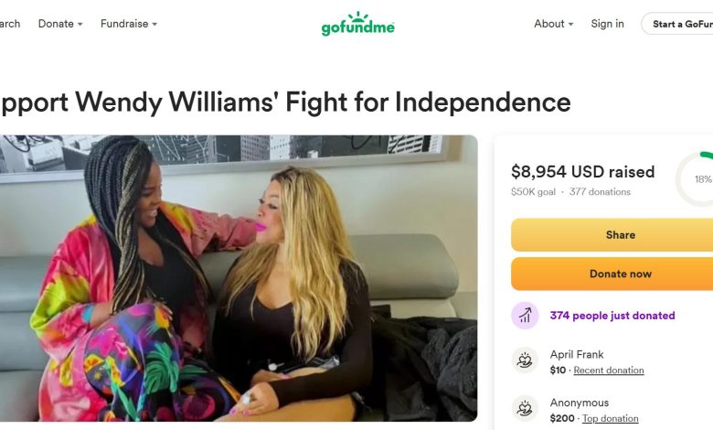 Halaman GoFundMe Wendy Williams