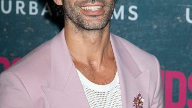 Justin Baldoni di pemutaran perdana 'It Ends With Us'.