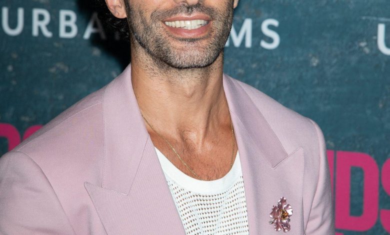 Justin Baldoni di pemutaran perdana 'It Ends With Us'.