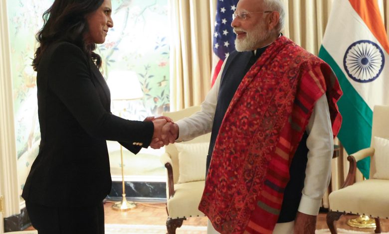 PM Modi bertemu dengan Kepala Intel AS Tulsi Gabbard. Inilah yang mereka diskusikan