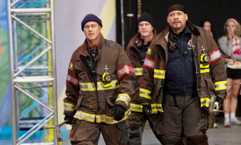 Severide dan timnya di Chicago Fire Season 13 Episode 13.