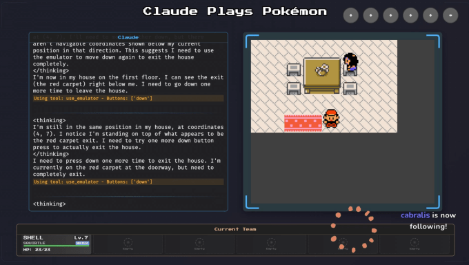 Claude Ai Anthropic sedang memainkan Pokémon di Twitch - perlahan -lahan