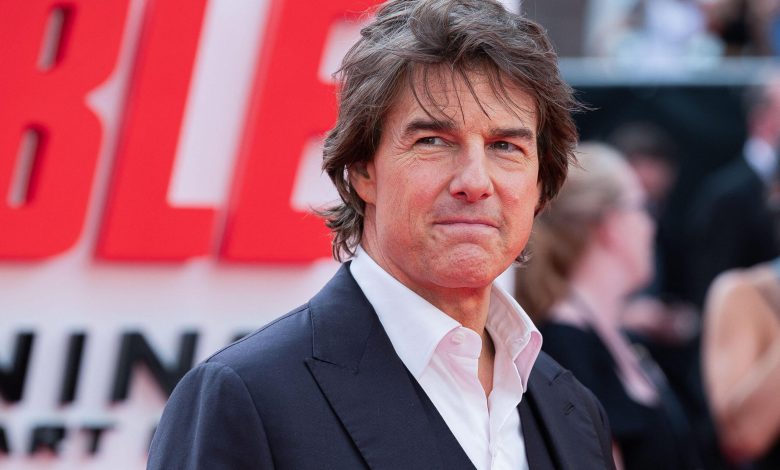 Tom Cruise at the Mission Impossible Dead Reckoning Film Premiere di London, Inggris