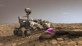 Ilustrasi Rover Ketekunan di Mars