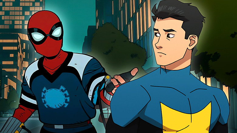 Spider-Man lingkungan yang ramah dan Mark Grayson sebagai Invincible