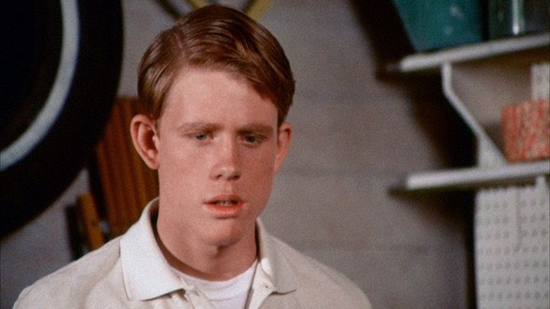 Ron Howard terlihat sedih sebagai Richie Cunningham di Happy Days