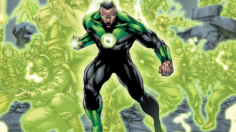 Sampul komik DC dari John Stewart sebagai Green Lantern