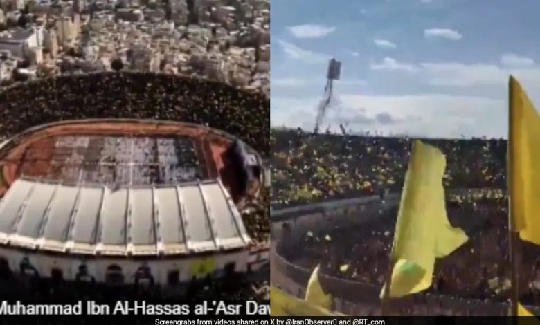 Tonton: Stadion Beirut yang perumahan untuk pemakaman mantan kepala Nasrallah Nasrallah