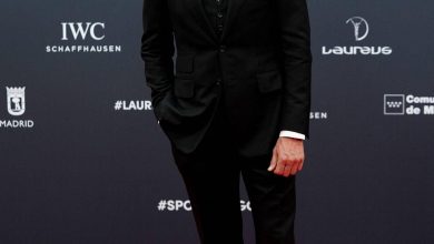 Tom Brady di karpet merah edisi ke -25 Laureus Awards