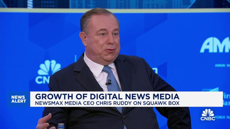 CEO Newsmax Media Chris Ruddy pada debut NYSE: Kami konservatif dengan misi berita independen