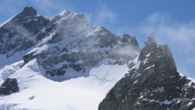 Stasiun Penelitian Alpine Tinggi Jungfraujoch terletak di 3.580 meter di atas S