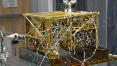 Instrumen testbed, replika Sam yang disimpan di NASA Goddard. Versi ini digunakan