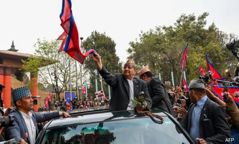 Foto Yogi Adityanath di Pro-Monarchist Rally Sparks Controversy di Nepal