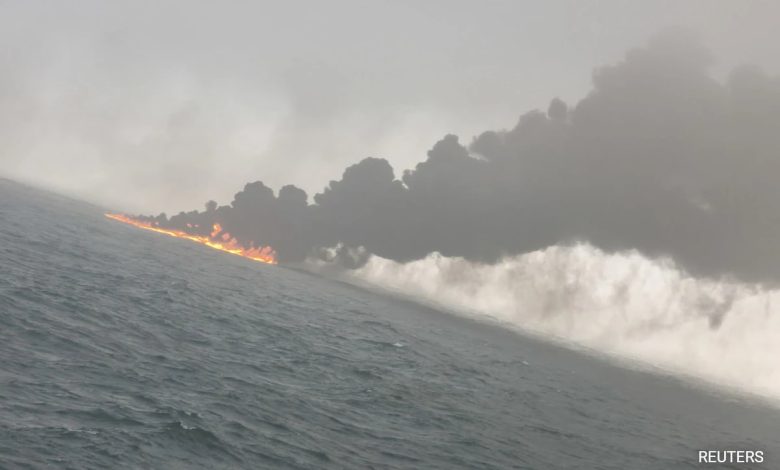 Satu hilang setelah kapal kargo, kapal tanker bertabrakan di Laut Utara