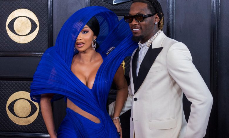 Cardi B dan Offset menghadiri Grammy Awards ke -65