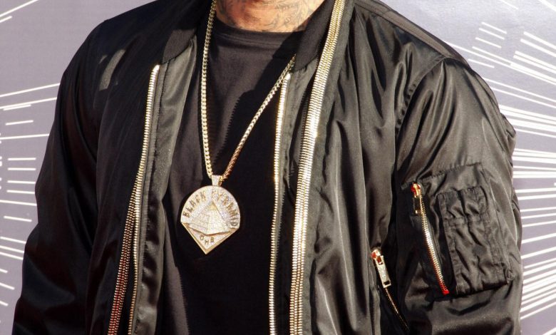 Chris Brown menghadiri MTV Video Music Awards 2014