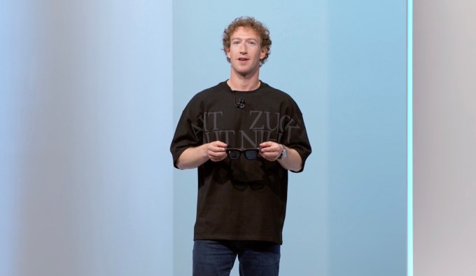 Mark Zuckerberg, terlihat selama meta connect 2024