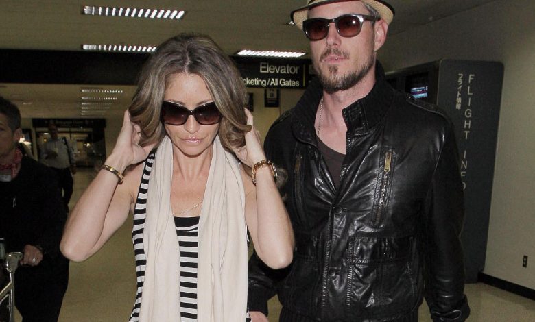 Eric Dane dan istrinya Rebecca Gayheart di LAX