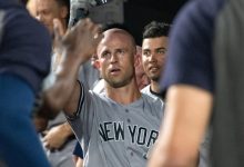 Brett Garner di pertandingan Yankees