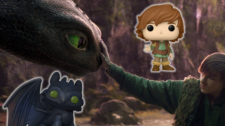 Cara Melatih Remake Naga Anda Funko Pops of Hiccup dan Toothless Diumpan pada Gambar Karakter Dari Film