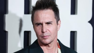 Sam Rockwell di Premiere Los Angeles dari Fox Searchlight 'Jojo Rabbit'