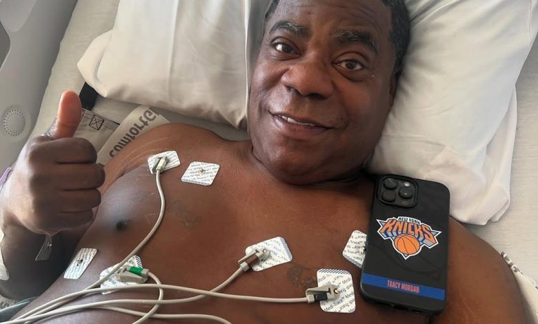 Tracy Morgan di ranjang rumah sakit