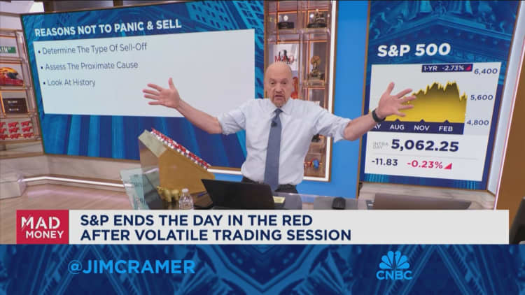 Kelemahan pasar bisa datang jika presiden bukan tentang negosiasi, kata Jim Cramer