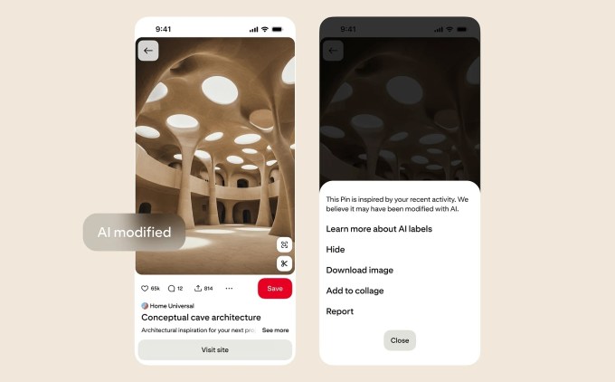 Pinterest meluncurkan alat baru untuk melawan AI Slop