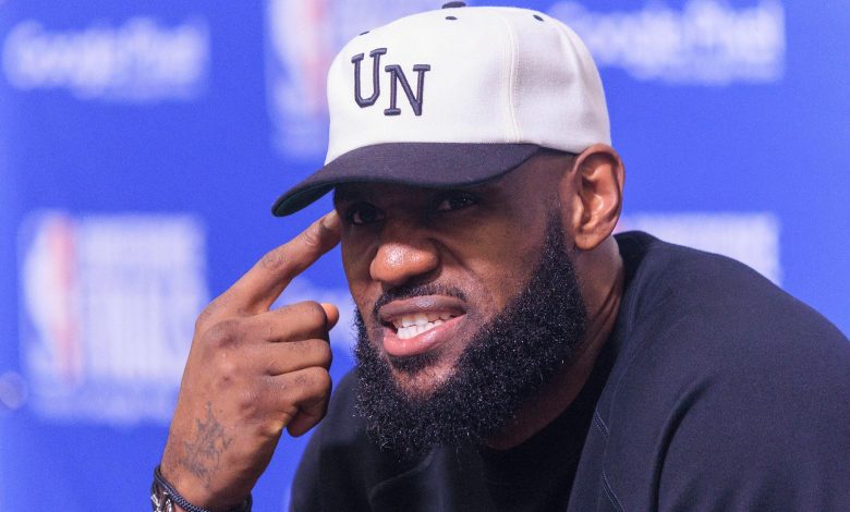 LeBron James Selama Konferensi Pers Setelah Kehilangan Game Empat dari Final Wilayah Barat