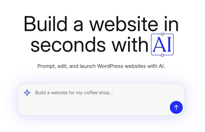 WordPress.com meluncurkan pembangun situs web bertenaga AI gratis