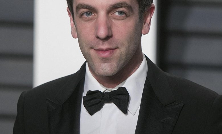 BJ Novak di Pesta Oscar Vanity Fair 2017 di Beverly Hills