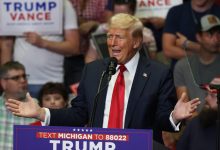 Donald Trump Campaign Rally di Grand Rapids, Michigan