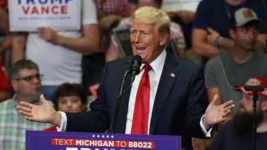 Donald Trump Campaign Rally di Grand Rapids, Michigan