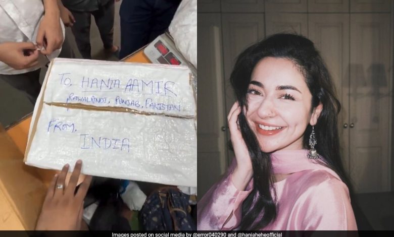 "To Hania Aamir, From India": Video Paket 'botol air' menjadi viral