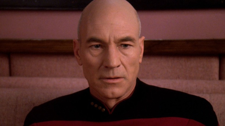 Patrick Stewart sebagai Kapten Picard di Star Trek: The Next Generation.