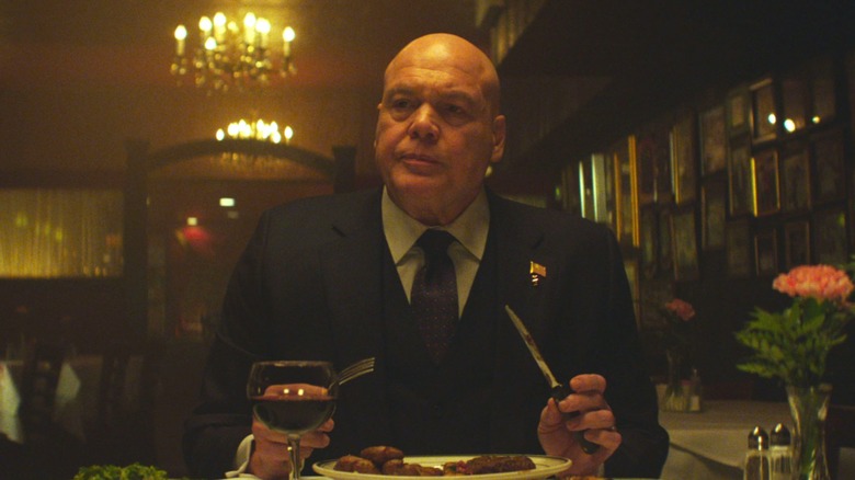 Kingpin Vincent D'Onofrio makan malam di Daredevil: Born Again