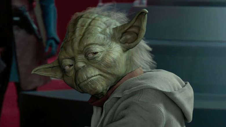 Yoda Memberikan Mata Mata dalam Serangan Klon