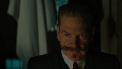 Hercule Poirot terlihat kesal dalam menghantui di Venesia