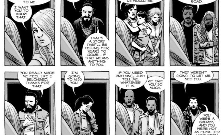 Walking Dead #167 Semua orang mengucapkan selamat tinggal kepada Andrea
