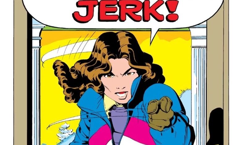 Halaman X-Men: Kitty Pryde berdiri di pintu