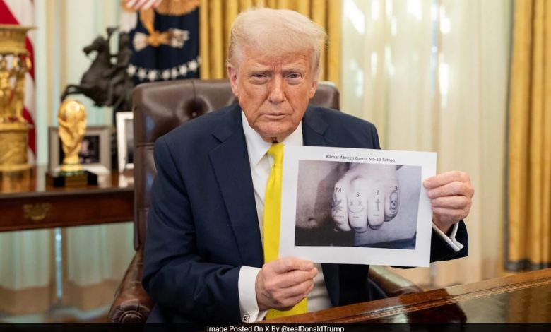 "Harus diizinkan melakukan pekerjaan saya": Debat Foto Tato MS-13 Trump