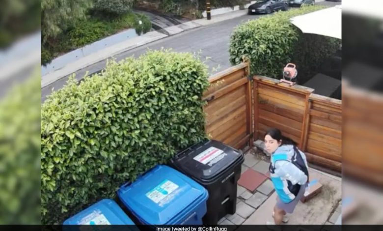 Sopir Pengiriman Amazon kami tertangkap buang air di depan pintu pemilik rumah, ditembakkan setelah permukaan video