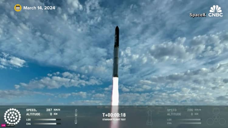 SpaceX Meluncurkan Penerbangan Uji Ketiga dari Roket Starship Masif
