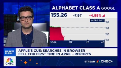 Apple mengatakan pencarian di browser Google jatuh untuk pertama kalinya di bulan April