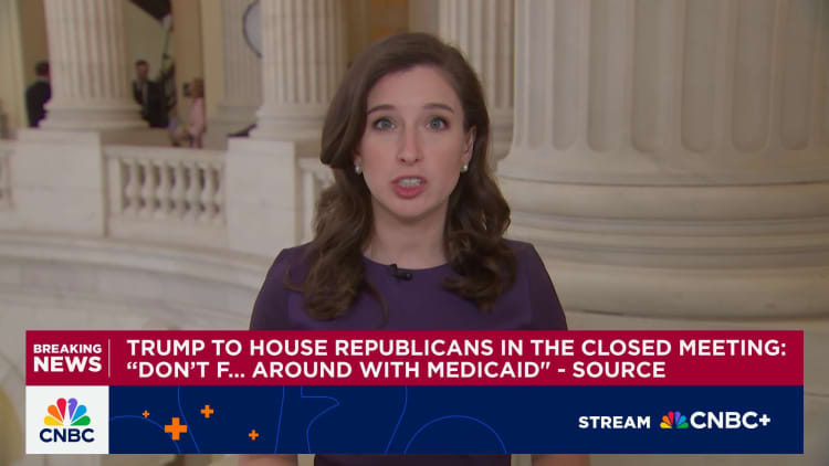 Trump memperingatkan House Republicans, 'Don't F --- sekitar dengan Medicaid'
