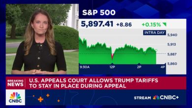 Tarif Trump dipulihkan oleh pengadilan banding untuk saat ini