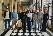 Dari kiri ke kanan, Albert Giraralt, Jordi Alberch, Esther Pérez-Navarro, Cristina